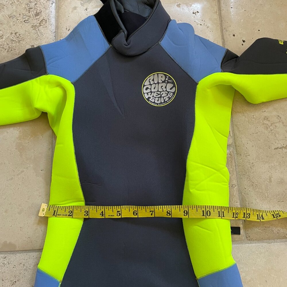 Rip Curl Dawn Patrol 2mm Back Zip Spring Shorty Wetsuit Blue - Picture 6 of 11